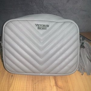 Victoria Secret Grey Crossbody Bag